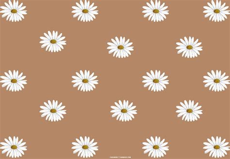 🔥 Download Brown Aesthetic Wallpaper For Laptop Daisy Fab Mood by ...