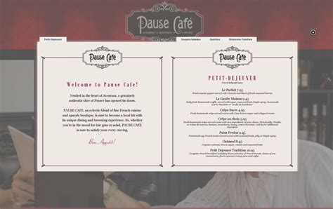 Pause Cafe | Restaurant Website Design by Miami Web Design Company