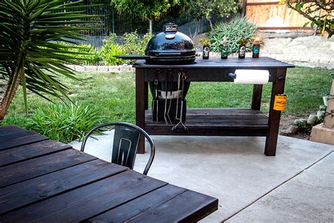 DIY: How to Build a Kamado Grill Table - Building Strong