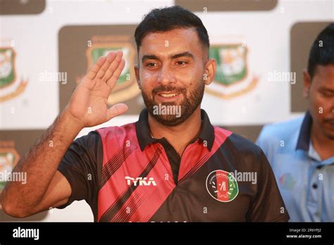 Afghanistan Test Team Captain Hasmatullah Shahidi speaks at press conference at the Sher-e ...