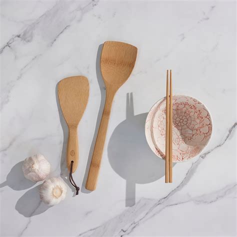 Bamboo Wok Spatula - Natural Home Products for an Organic Household - bambu