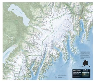 Kenai Fjords National Park Map - Summit Maps