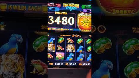 NICE HIT ON THUNDER DRUMS SLOT MACHINE - YouTube