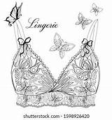 Lingerie Coloring Pages sketch template