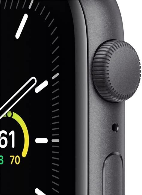 Questions and Answers: Apple Watch SE (GPS) 44mm Space Gray Aluminum Case with Black Sport Band ...