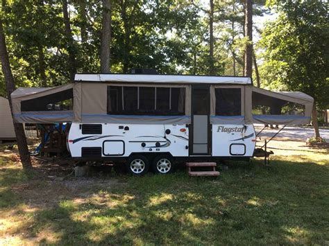 2013 Used Flagstaff HARD SIDE Pop Up Camper in Pennsylvania, PA | recreationalvehiclemarket.com