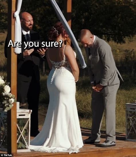 Groom sparks outrage over his vows after telling his bride he promises to 'smack that a** every ...