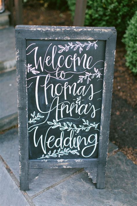 Rustic Welcome Chalkboard Sign