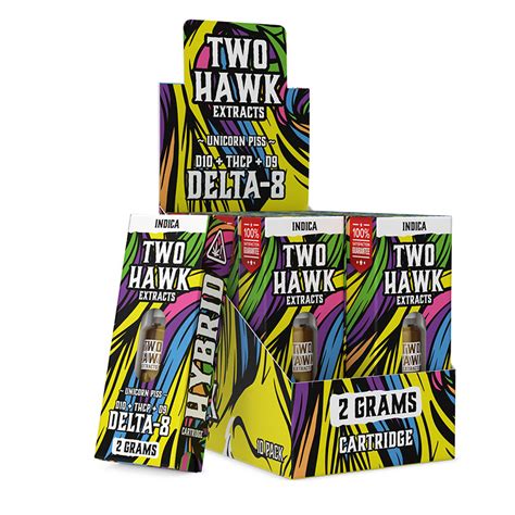 Delta Blend Cartridge – D8:D9:D10:THC P Cartridge – Unicorn Piss – 2g – By Two Hawk Hemp - Best ...