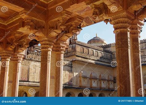 Amber fort stock image. Image of india, indian, pink - 29777485