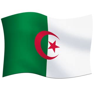 🇩🇿 Drapeau: Algérie Emoji on Twitter Emoji Stickers 13.1