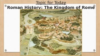 Roman History PPT - Founding of Rome and first kings | TPT