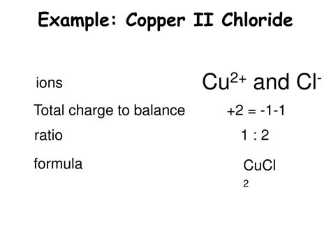 Copper Ii Charge