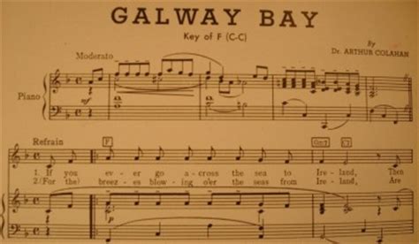 Vintage 1947 GALWAY BAY Sheet Music BING CROSBY | eBay