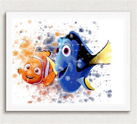 Finding Nemo Nemo Art Nemo Decor Finding Dory Dory Art - Etsy