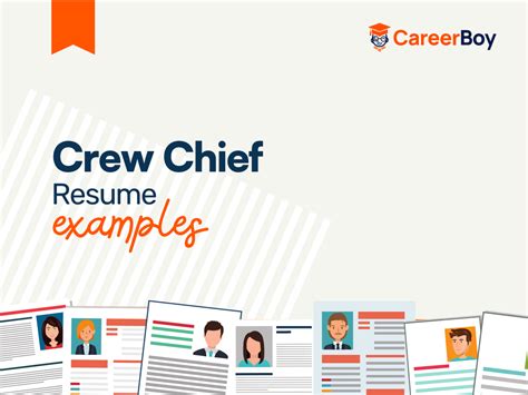 Crew Chief Resume Example: 4 Templates