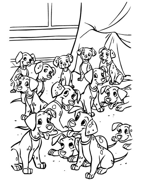 101 dalmatians Coloring Pages - Coloringpages1001.com