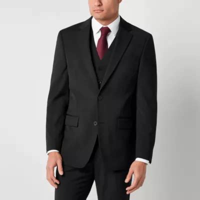 Collection By Michael Strahan Mens Modern Fit Suit Jacket, Color: Black ...