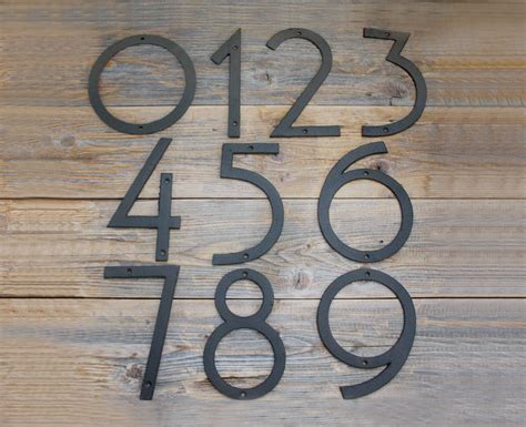 House Number Fonts