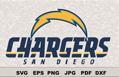 San Diego Chargers SVG DXF logo Silhouette Studio Transfer Iron on Cut ...