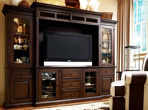 2024 Latest Wooden Tv Cabinets with Glass Doors