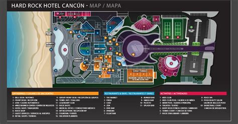 Hard Rock Cancun Map | Sunset Travel Inc.