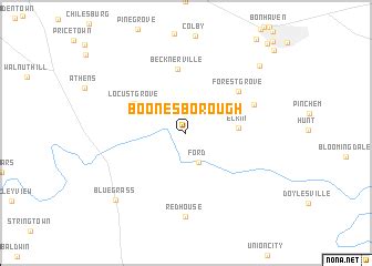 Boonesborough (United States - USA) map - nona.net