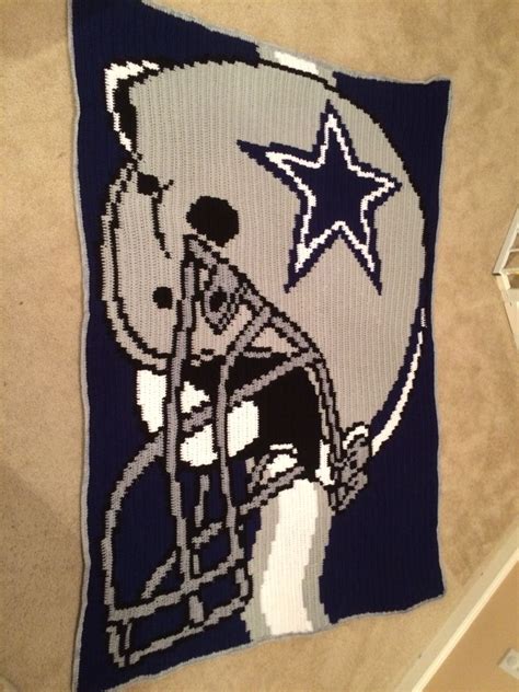 Dallas cowboys crochet blanket | Cowboy crochet, Graphgan patterns ...