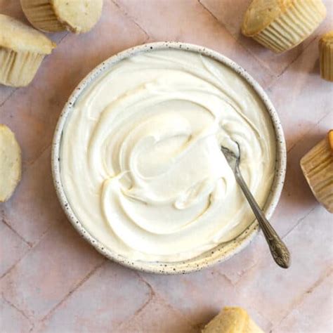 3 Ingredient Cream Cheese Frosting Without Butter - Frosting and Fettuccine