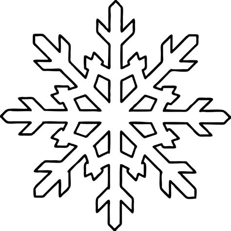 Free Printable Snowflake Coloring Pages For Kids