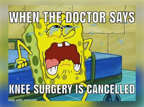 15 'Knee Surgery memes' to make you Laugh through the Pain