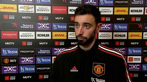 Bruno Fernandes interview after Man Utd v Leeds 8 February 2023 | Manchester United