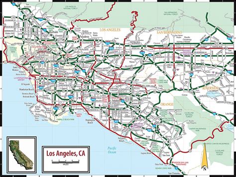 Los Angeles Freeway Map Printable - Printable Maps