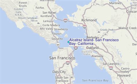 Alcatraz San Francisco Map