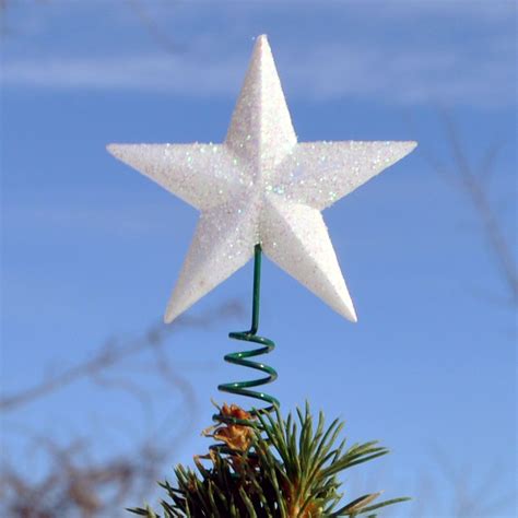 Miniature Fairy Garden White Glittery Star Tree Topper * Want to know ...