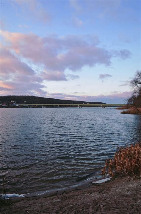 A River with a Bridge · Free Stock Photo