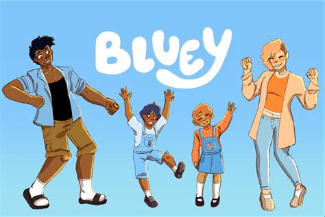 Bluey family as humans! : r/bluey