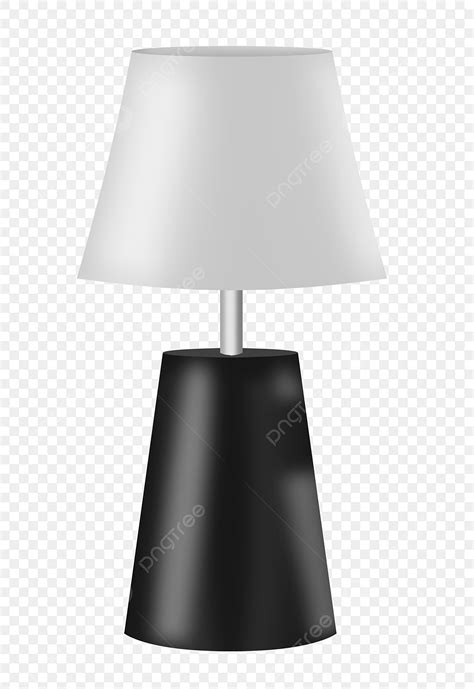 Lamp Illustration PNG Image, White Minimalist Lamp Illustration, White Table Lamp, Table Lamp ...