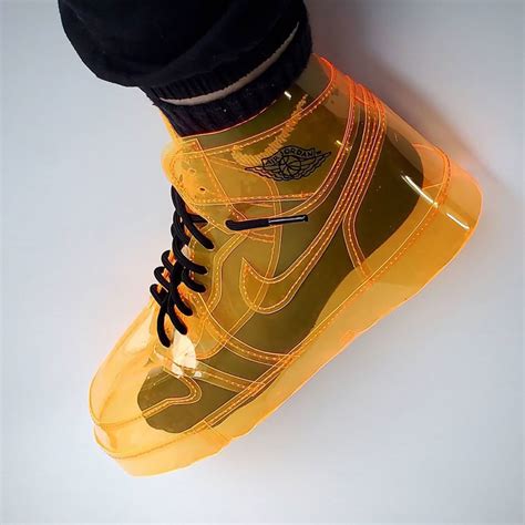 See-through Orange “Jelly Jordan” Sneaker May Not Be Practical, But It ...