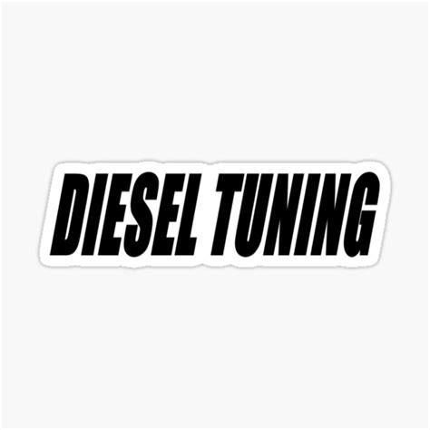 "DIESEL TUNING " Sticker for Sale by AdrianAAT | Redbubble