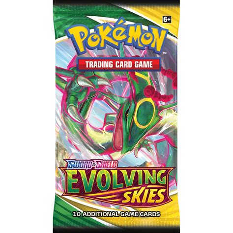 Evolving Skies Booster Pack (1 Pack, loose packs) – Jeffthrowcards