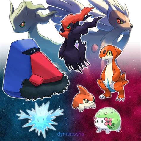 dynamocha art on Instagram: “Drew some of my favourite gen 4 beta ...