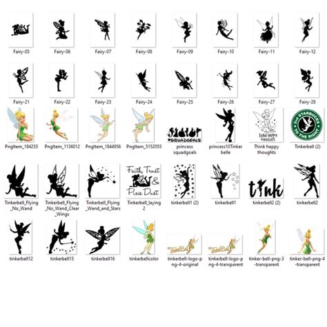 100 Tinkerbell Bundle Svg, Disney Svg, Tinkerbell Svg - Inspire Uplift