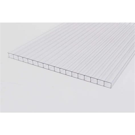 Thermoclear 48 in. x 96 in. x 1/4 in. (6mm) Clear Multiwall Polycarbon – Galaxy Retail