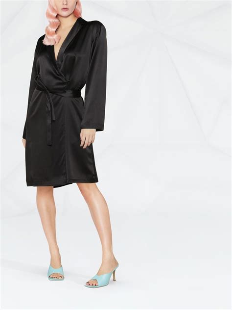 La Perla Belted Silk Robe - Farfetch