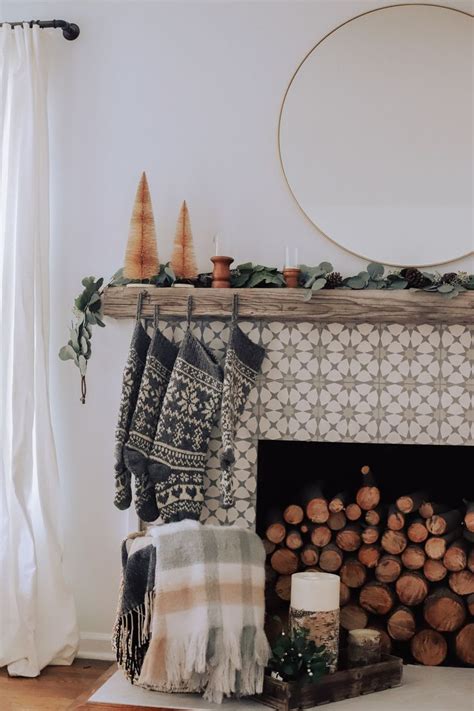 COZY HOLIDAY FIREPLACE - Pure Joy Home | Holiday fireplace, Christmas ...