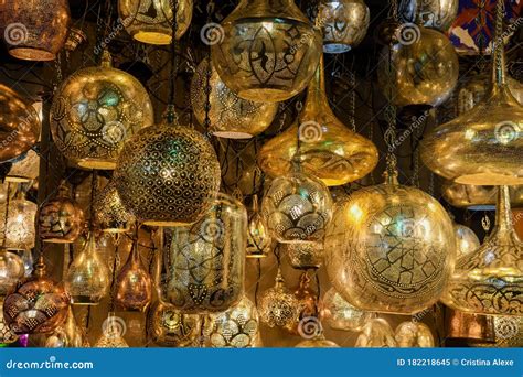 Turkish Lamps for Sale in the Grand Bazaar, Istanbul, Turkey Stock Image - Image of istanbul ...