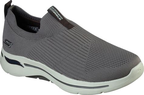 Skechers Go Walk Arch Fit Iconic Slip On, Taupe/Brown – The Shoe Cabin