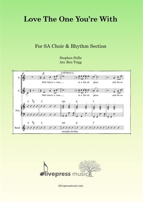 Love The One You're With (arr. Ben Trigg) Sheet Music | Stephen Stills ...