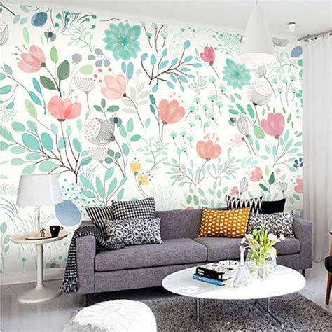 Floral Wall Mural: Perfectly Addition To Any Living Room